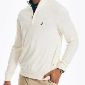 NAUTICA NAVTECH QUARTER-ZIP SWEATER